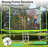 Sapphome Round Backyard Trampoline with Safety Enclosure-92906120