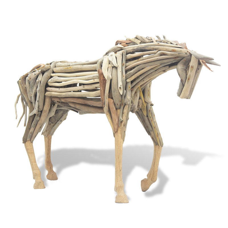 Sculpture de table trotting Gallien