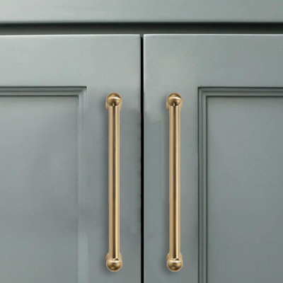 2-Pack Solid Heavy Duty Cabinet Pulls, Hole Center Drawer Handles For Dresser, Bathroom & Kitchen Cabinets