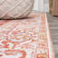 Tapis orange / crème Lesak-941114779