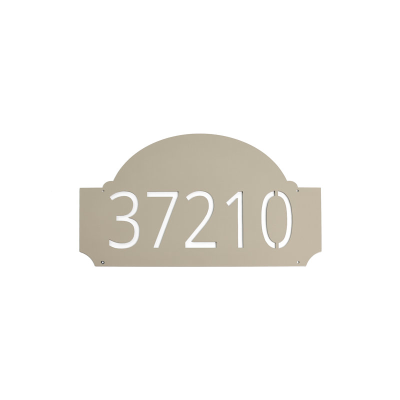 Front Plate Only Fitzgerald One Line Wall Mount, Taupe