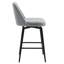 Tabouret pivotant Betzalel (ensemble de 4) - 100% polyester-274998984-315844633