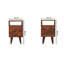 Botkins 30cm W Solid Wood Bedside Table