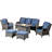 NTC Premium All-Weather Wicker 7 - Person Patio Conversation Set with Cushions-86180015