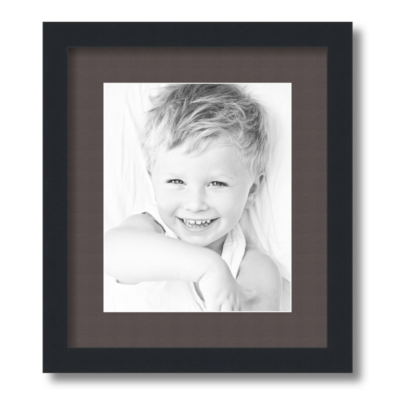 Cadre pour photo simple 8,5 po x 11 po, Châtaigne
