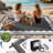 8x10 FT Grey Scalloped Edge Reversible Outdoor Rug, Waterproof Foldable Plastic Straw Patio RV Carpet for Deck Camper Porch Balcony Backyard Picnic Beach-1518601872