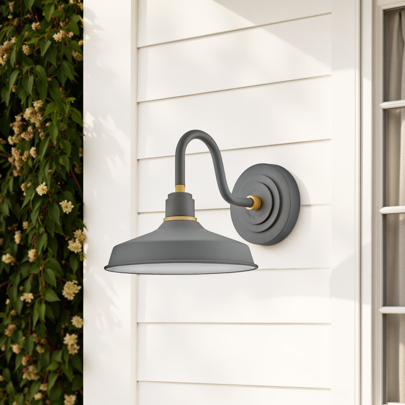 Marsi Aluminum Wall Light, Dark Matte Gray