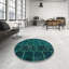 Tapis de zone turquoise contemporain-1923372196