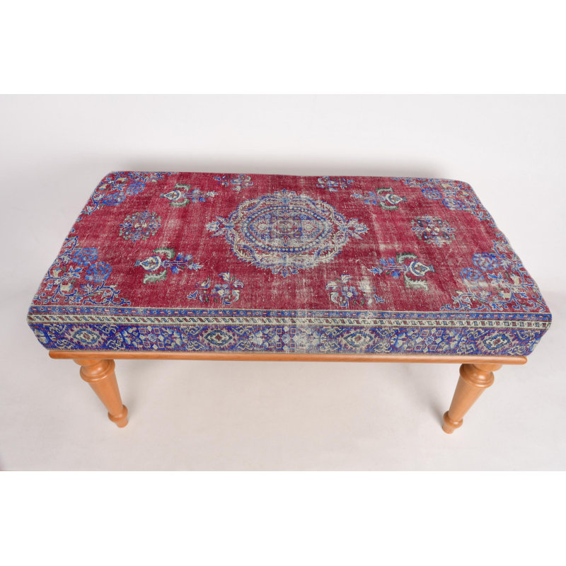 Banc pour chambre à coucher, banc de bureau, banc de repose-pieds, banc rembourré, banc de tapis turc, banc Kilim, banc de décoration intérieure, banc fabriqué à la main