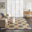 Tapis bleu Newton-868387267