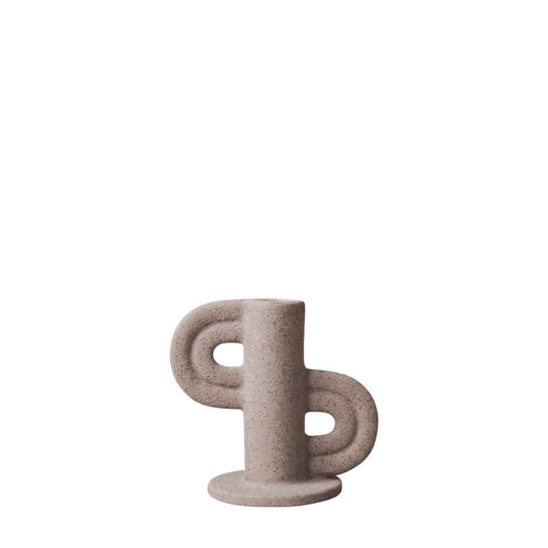 Bougeoir de table en céramique Shun, Chair
