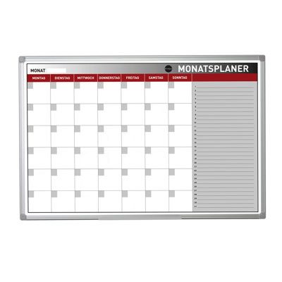 Magnetic Graph/Grid Whiteboard 60cm H x 90cm L