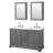 Deborah 60'' Double Bathroom Vanity with Quartz Top-98146993-98146990-98146997