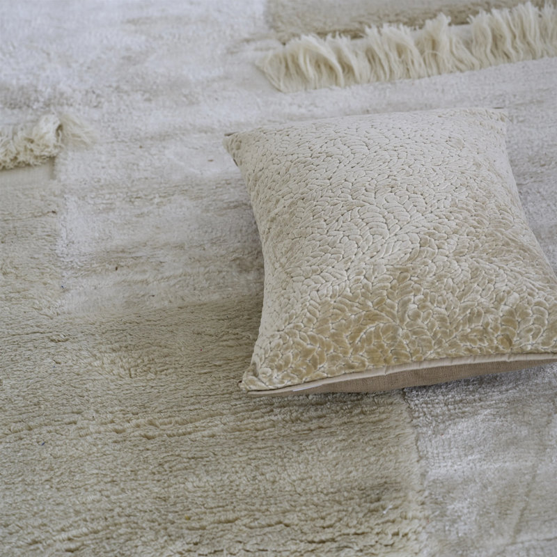 Cartouche Decorative Pillow, Linen