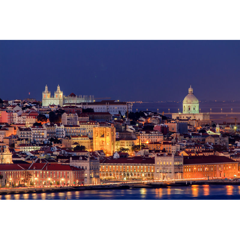 Lisbon - Photographie sur toile tendue, H 32 po x l 48 po