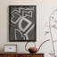 Abstract Maze III - Peinture sur toile encadrée-677655828-677656045