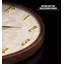 Horloges murales blanches en bois massif blanc-110396037