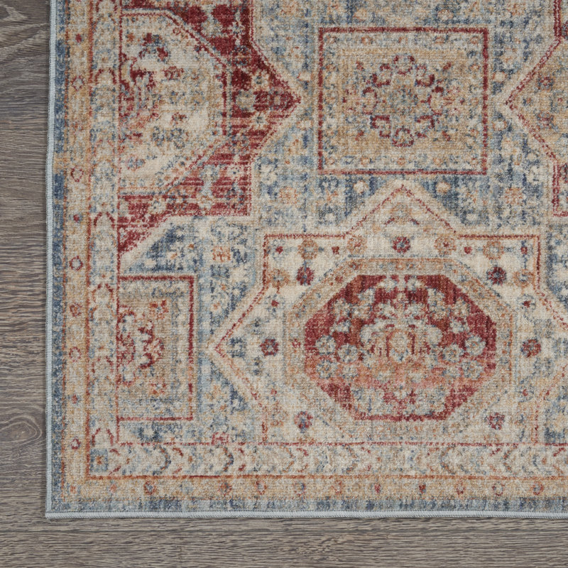 Sinue Geometric Indoor Rug, Runner 2'7" x 12'