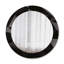 Huldar Glass Flat Wall Mirror