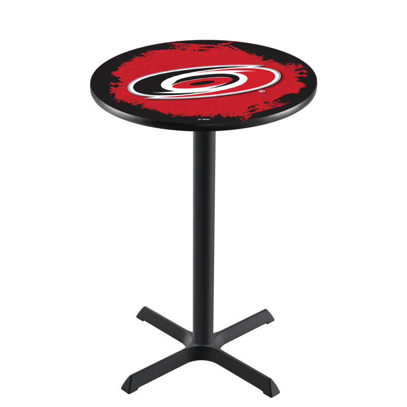 NHL Pub Table, Carolina Hurricanes, 42" H x 28" L x 28" W