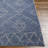Geometric Machine Woven Area Rug in Blue-70927762