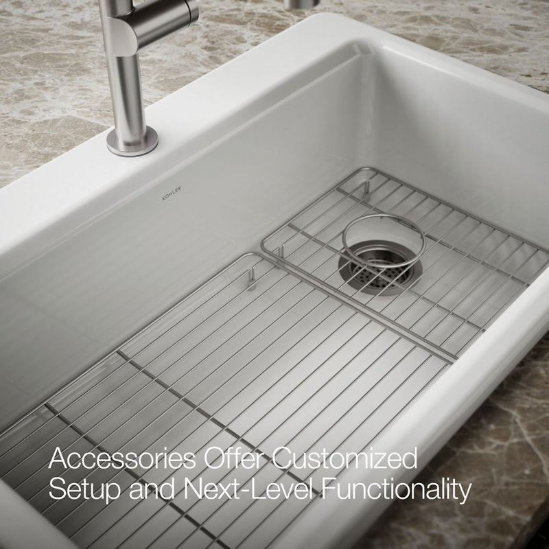 Riverby 33" Top-Mount Single-Bowl Kitchen Sink, 1 hole, White