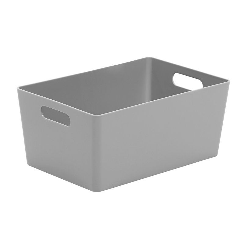 Wham 4.02 Studio Basket Rectangular Pack of 5 Cool Grey