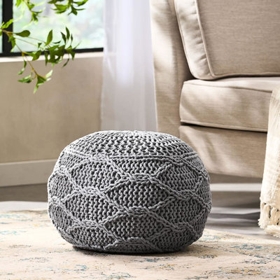 Repose-pieds gris Modern Home