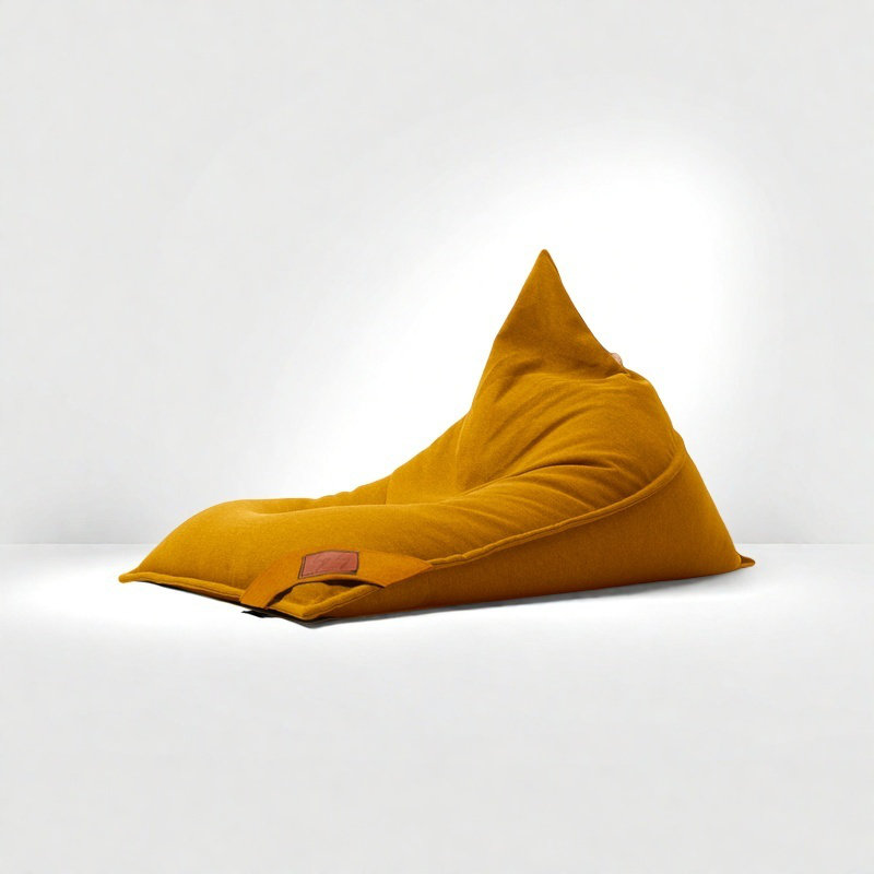 Fauteuil à billes léger et luxueux, Jaune 