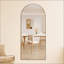 Miroir de maquillage de salle de bain sur pied polyvalent avec support en métal-1647063625