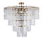 This Exquisite Chandelier Is In An Antique Bronze Finish. The Frame Is Made Out Of Metal, And It Comes With Clear Acrylic Hanging Links. The Rod Link Can Be Adjustable. You Can Create A Timeless Feel While Using Modern Forms-545796935