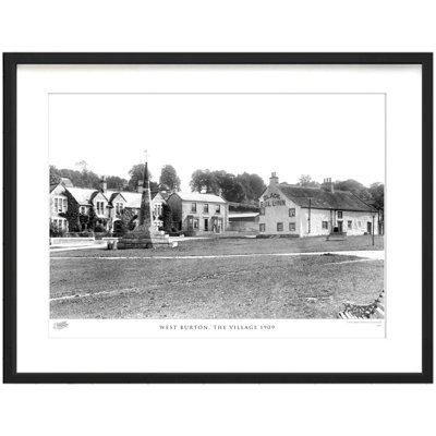 West Burton, The Village 1909 by Francis Frith - Single Picture Frame Print
