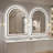 Wayfair Basics® UL Certified LED Anti-Fog Tempered Glass Arch Bathroom/Vanity Mirror -111997576