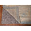 Tapis bleu teint à la main Oushak