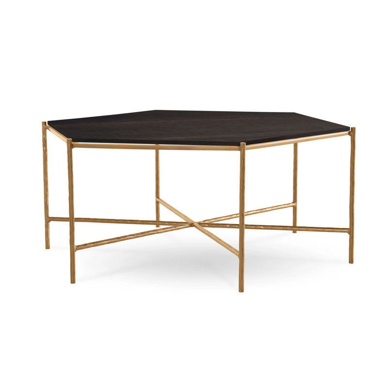 Athena Glass Top Coffee Table, Harvest, Raven, Oak