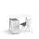 Key Metal Base Writing Desk