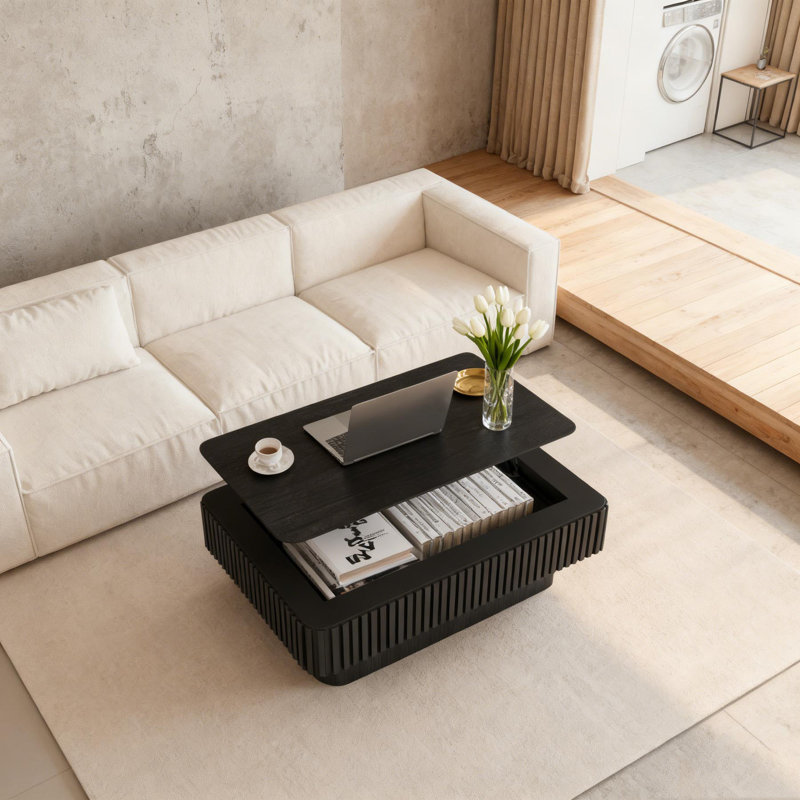 Table basse, Noir