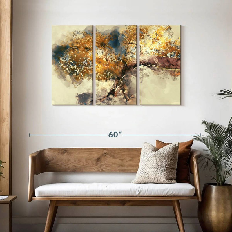 Harnek Autumn Tree, 28" H x 45" W