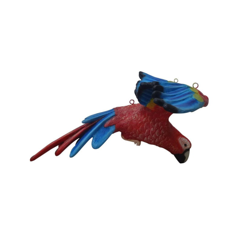Statue perroquet Ara volant