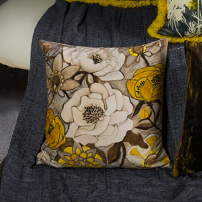 Flocked / Frosted Velvet Pillow Cover