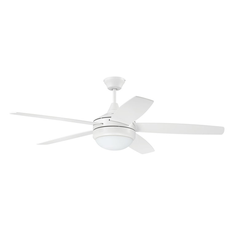 Craftmade Phaze II 52" Ceiling Fan with LED Lights & Wall Control