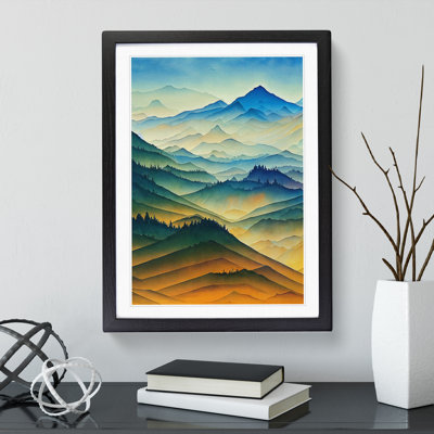 Painting of a Mountain Landscape No.2 - Wall Art