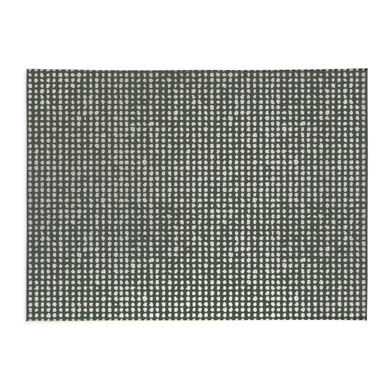 Grunge Row Non-Slip Outdoor Rug, Rectangle 2' x 3'
