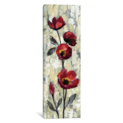 " Simple Red Floral I "
