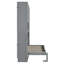 Armoire-lit simple escamotable avec lampes et prises de courant-881808027