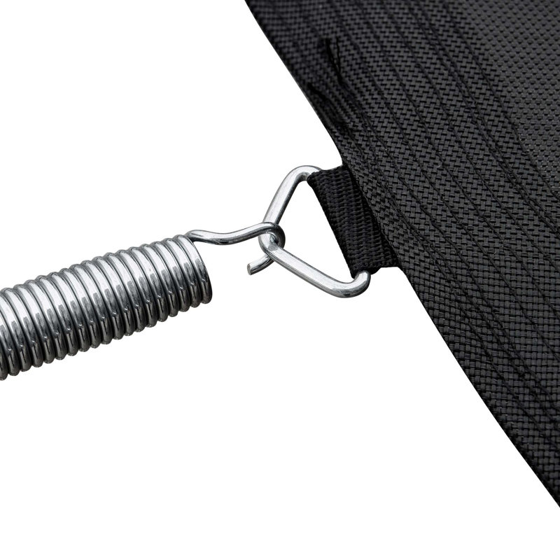 Trampoline polyvalent de 12 pi pour tous les âges avec caractéristiques de sécurité et fabrication durable
