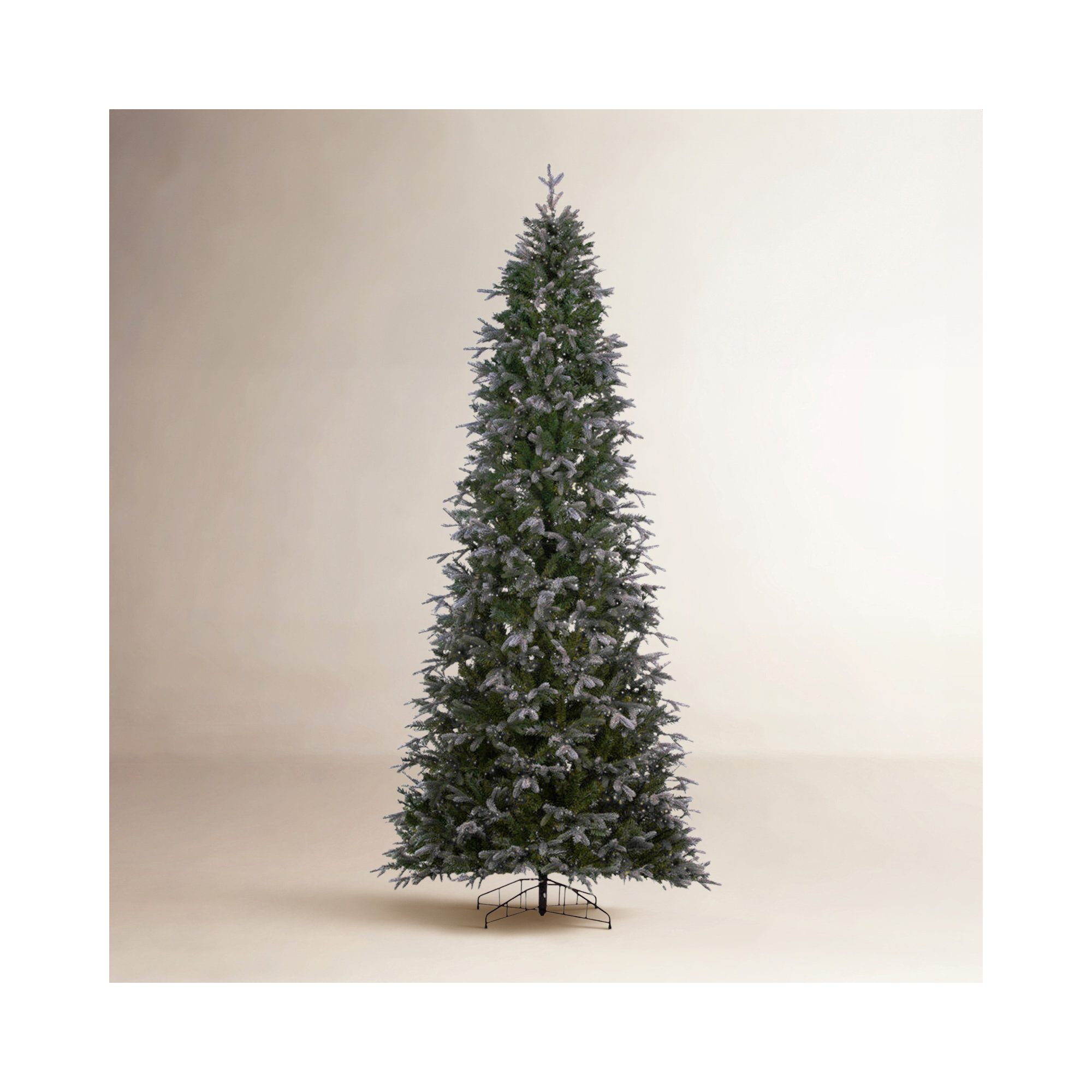 Gevin 9' Lighted Artificial Fir Christmas Tree
