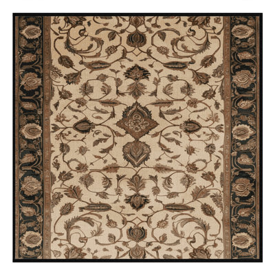 Tapis brun lavable à la machine
