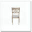 Chaise d'appoint en bois et en bois