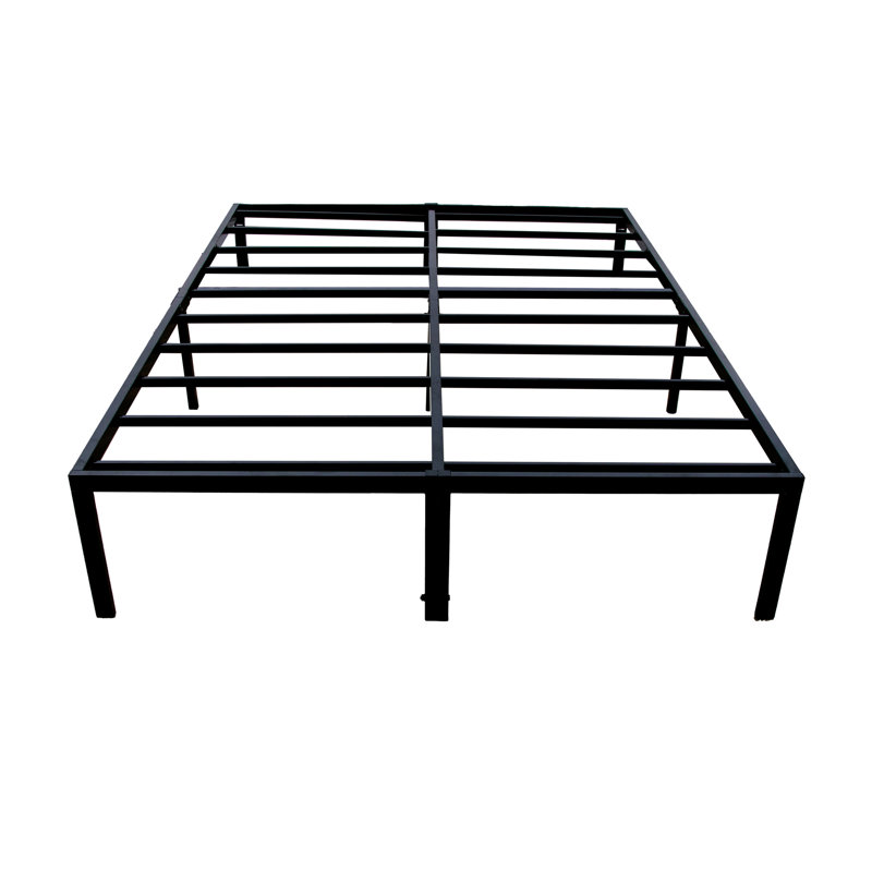 Sommier plateforme moderne en acier noir